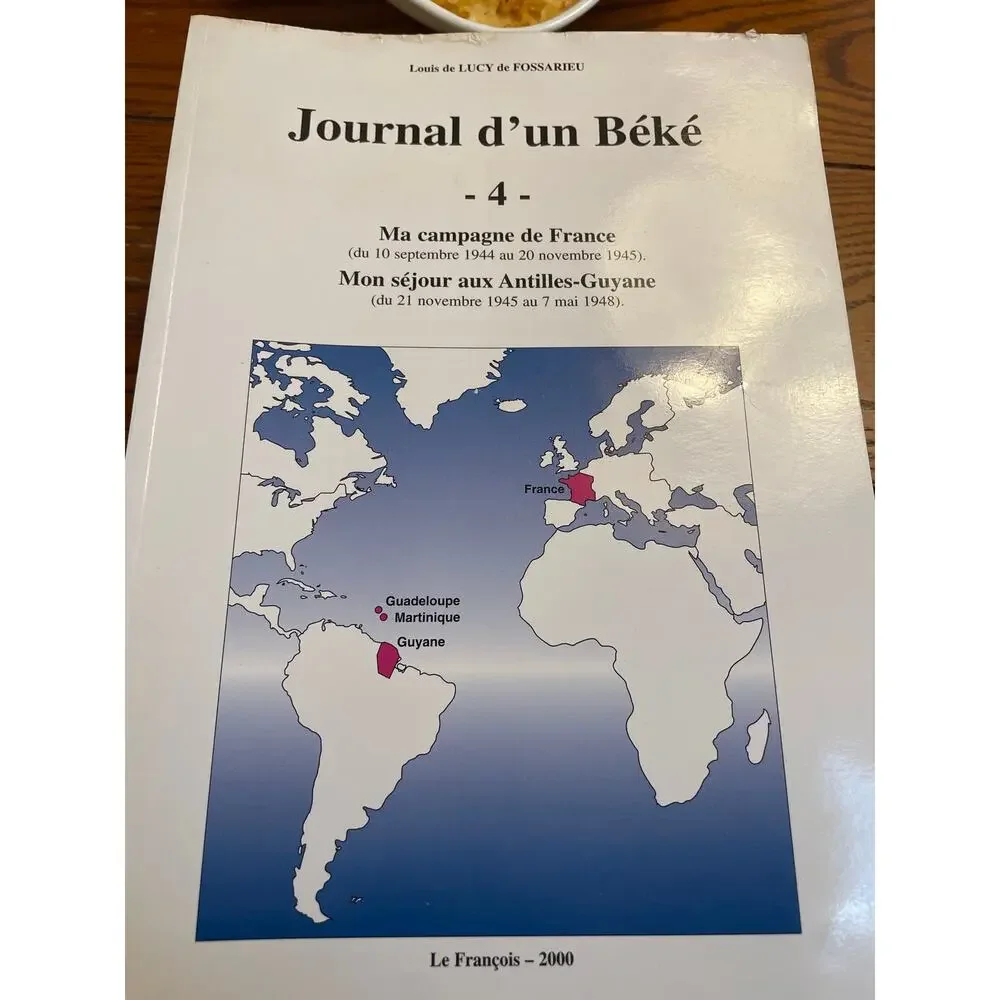 Journal d’un Béké Complete Vol 1-8 Louis de Lucy Fossarieu WWII Indochina